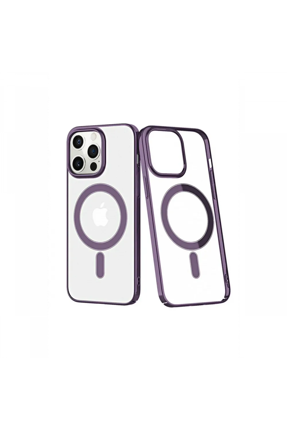 Apple iPhone 13 Pro Max Kılıf Element Magneticsafe Sert Kapak - Derin Mor