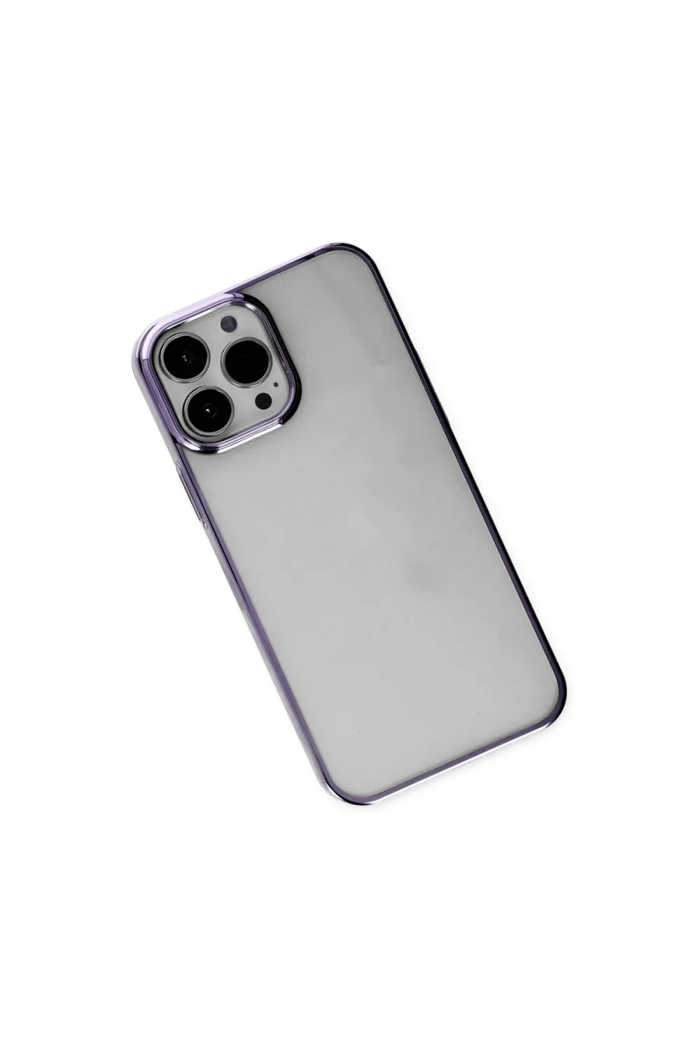 Apple İphone 13 Pro Max Kılıf Element Silikon - Mor