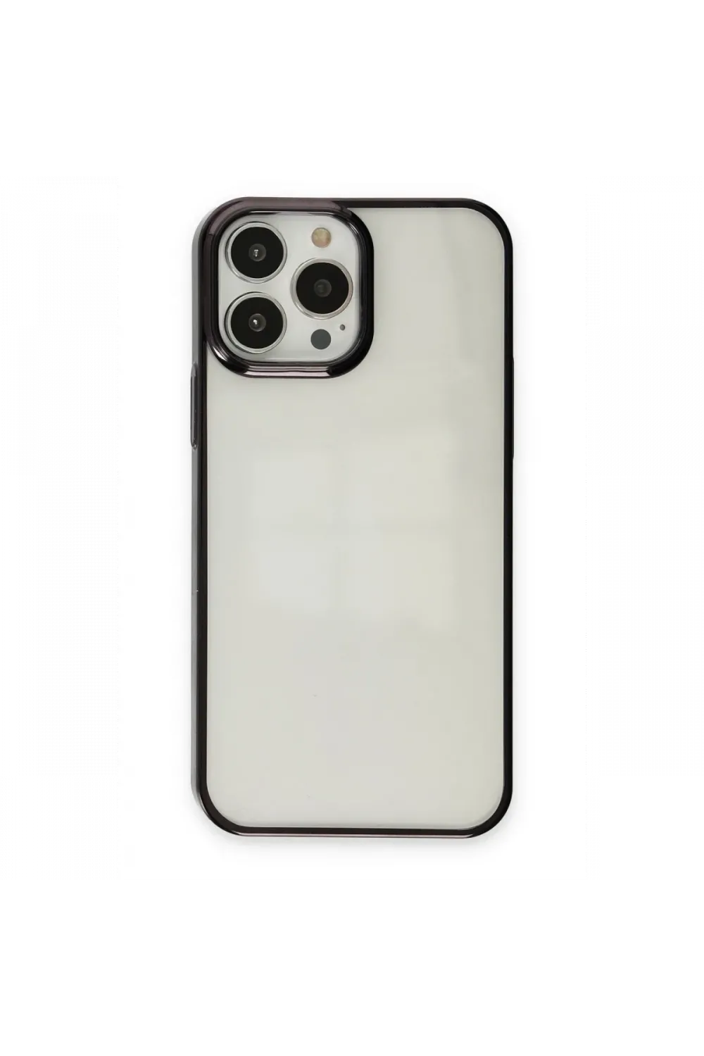 Apple iPhone 13 Pro Max Kılıf Element Silikon - Siyah