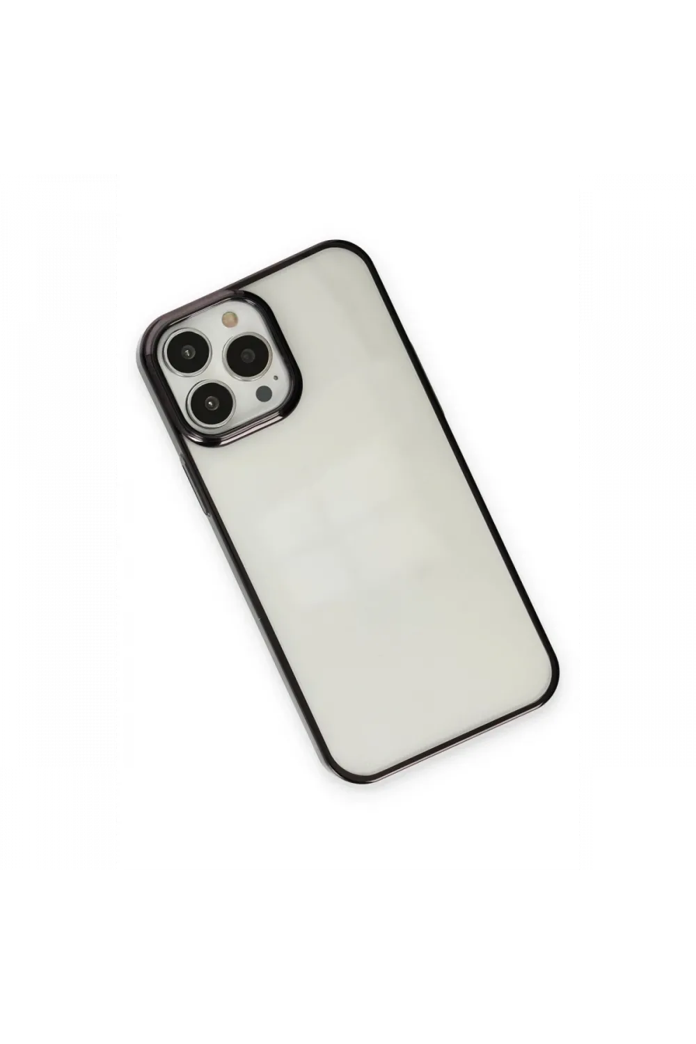 Apple iPhone 13 Pro Max Kılıf Element Silikon - Siyah