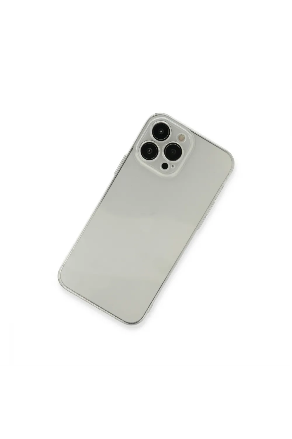 Apple İphone 13 Pro Max Kılıf Fly Lens Silikon - Şeffaf