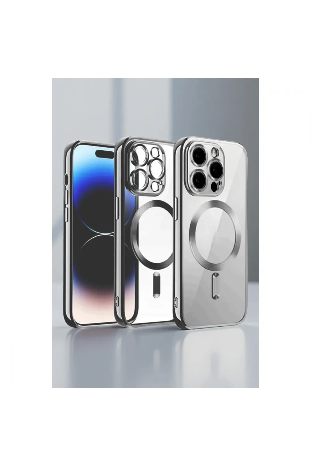 Apple İphone 13 Pro Max Kılıf Kross Magneticsafe Kapak - Mor