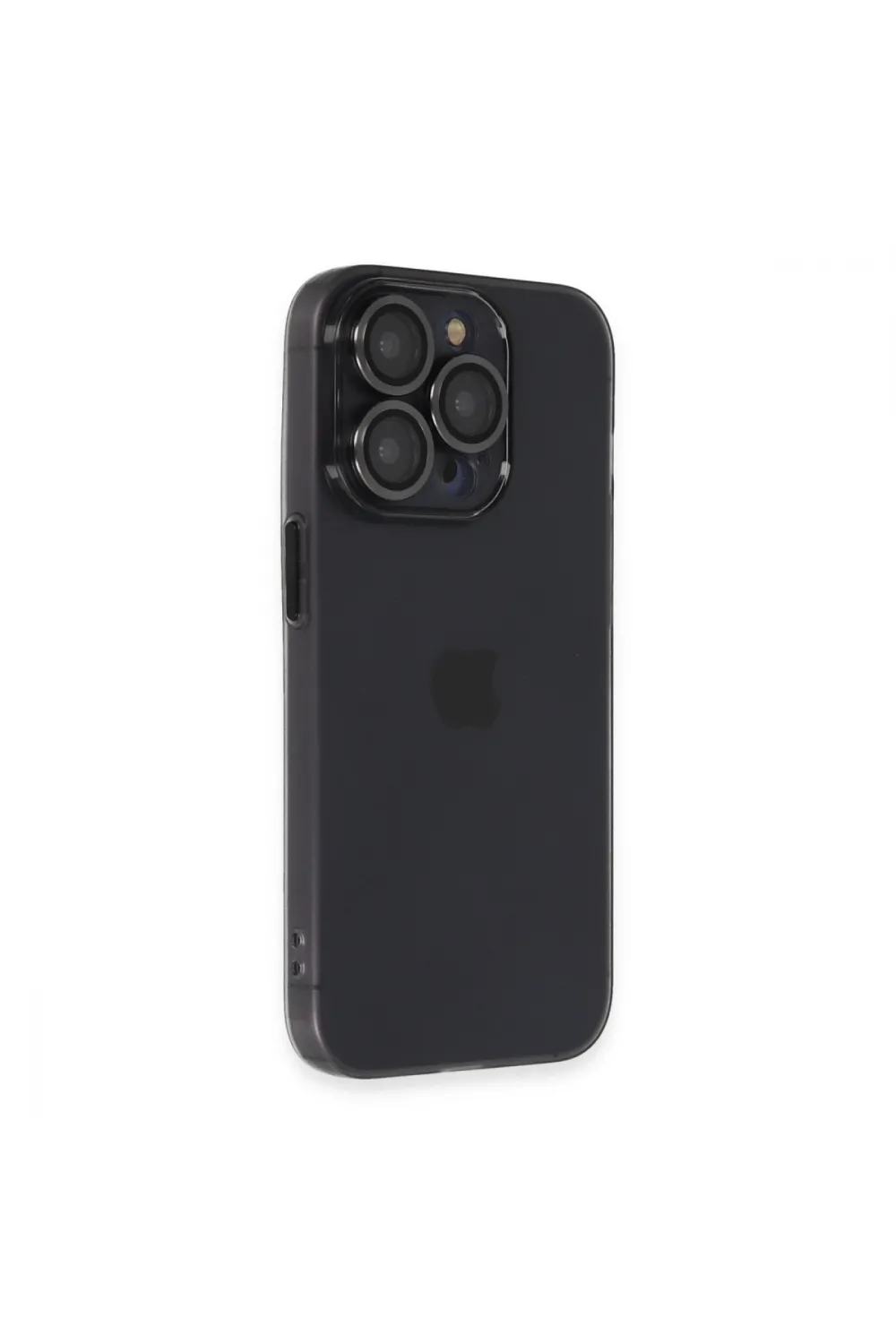 Apple İphone 13 Pro Max Kılıf Luko Lens Silikon - Siyah