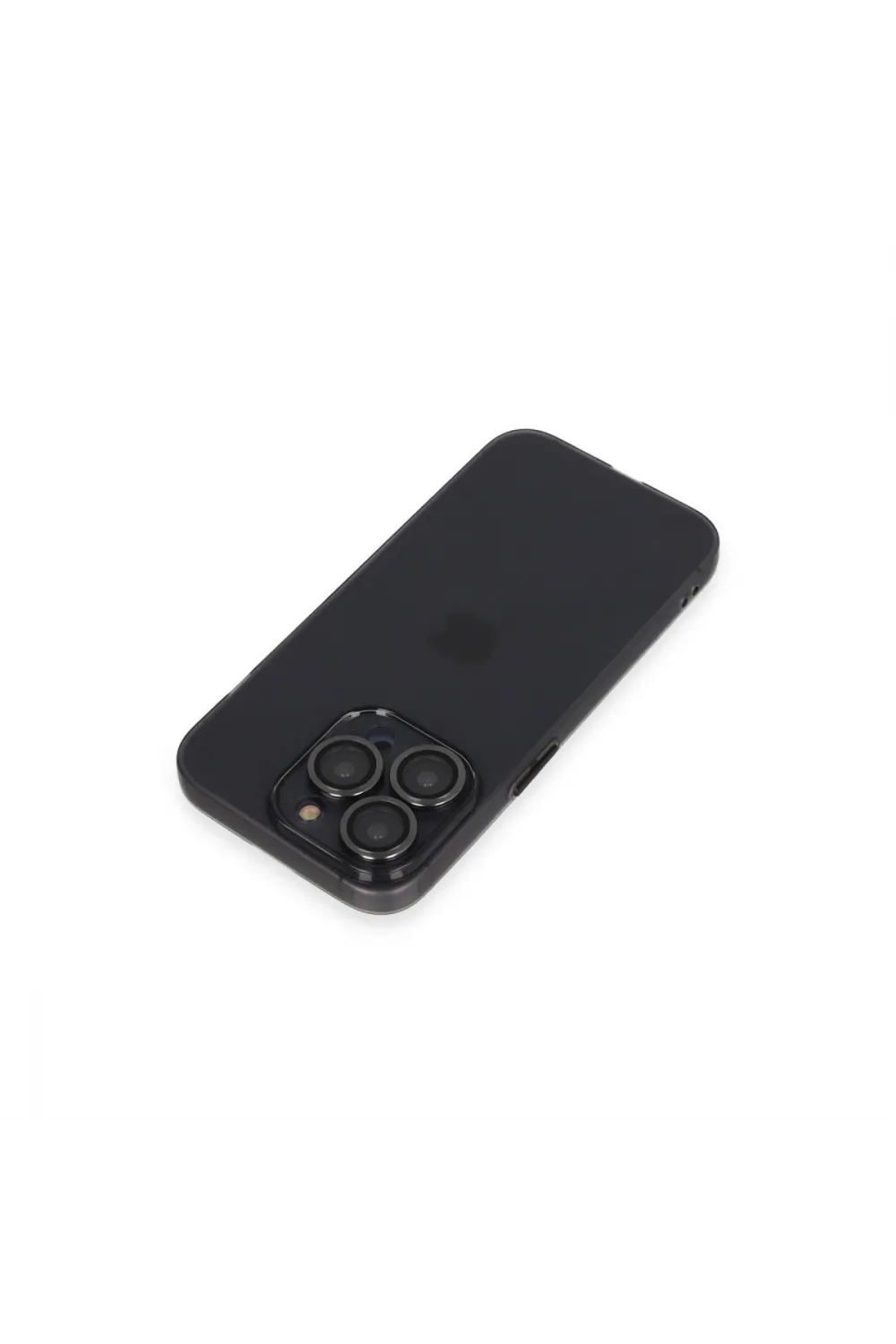 Apple İphone 13 Pro Max Kılıf Luko Lens Silikon - Siyah