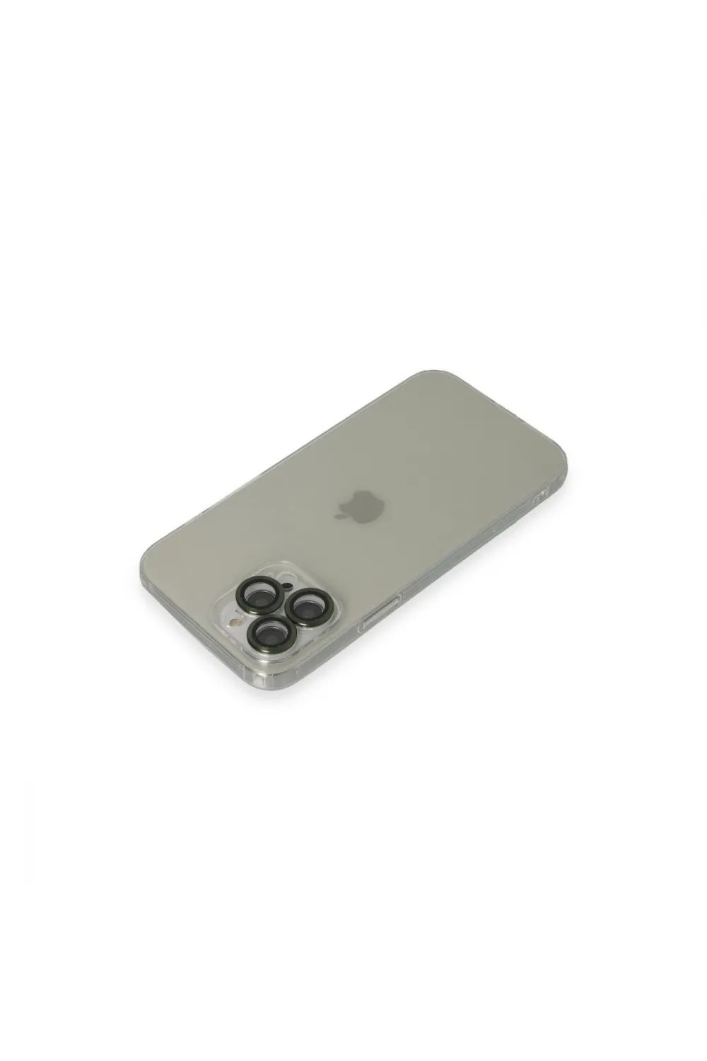 Apple İphone 13 Pro Max Kılıf Luko Lens Silikon - Yeşil