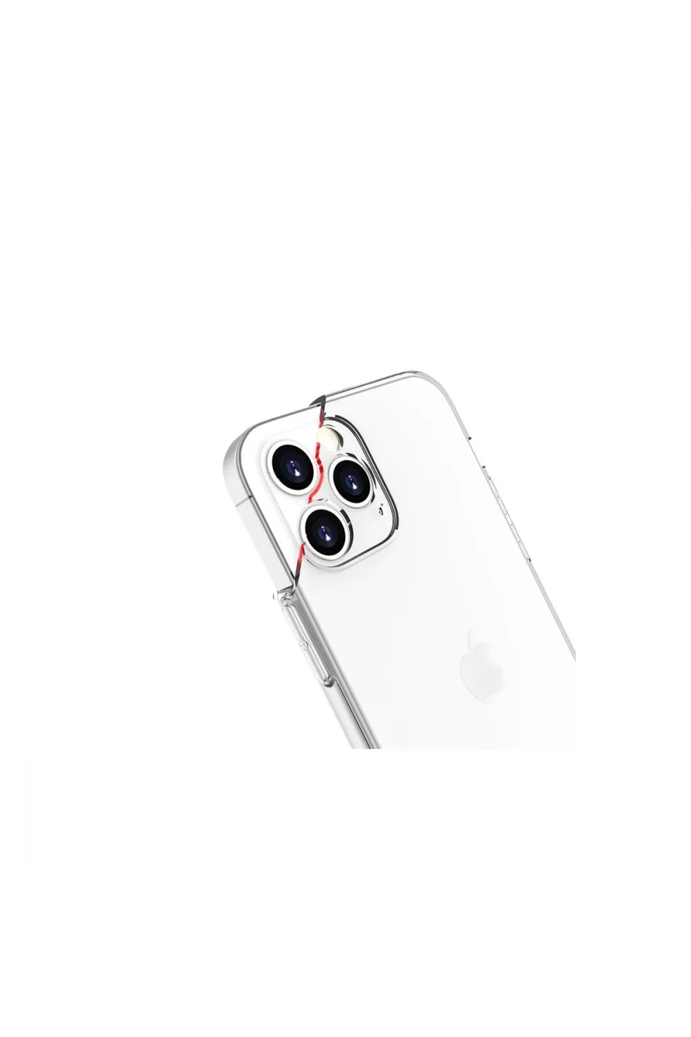 Apple İphone 13 Pro Max Kılıf Lüx Şeffaf Silikon
