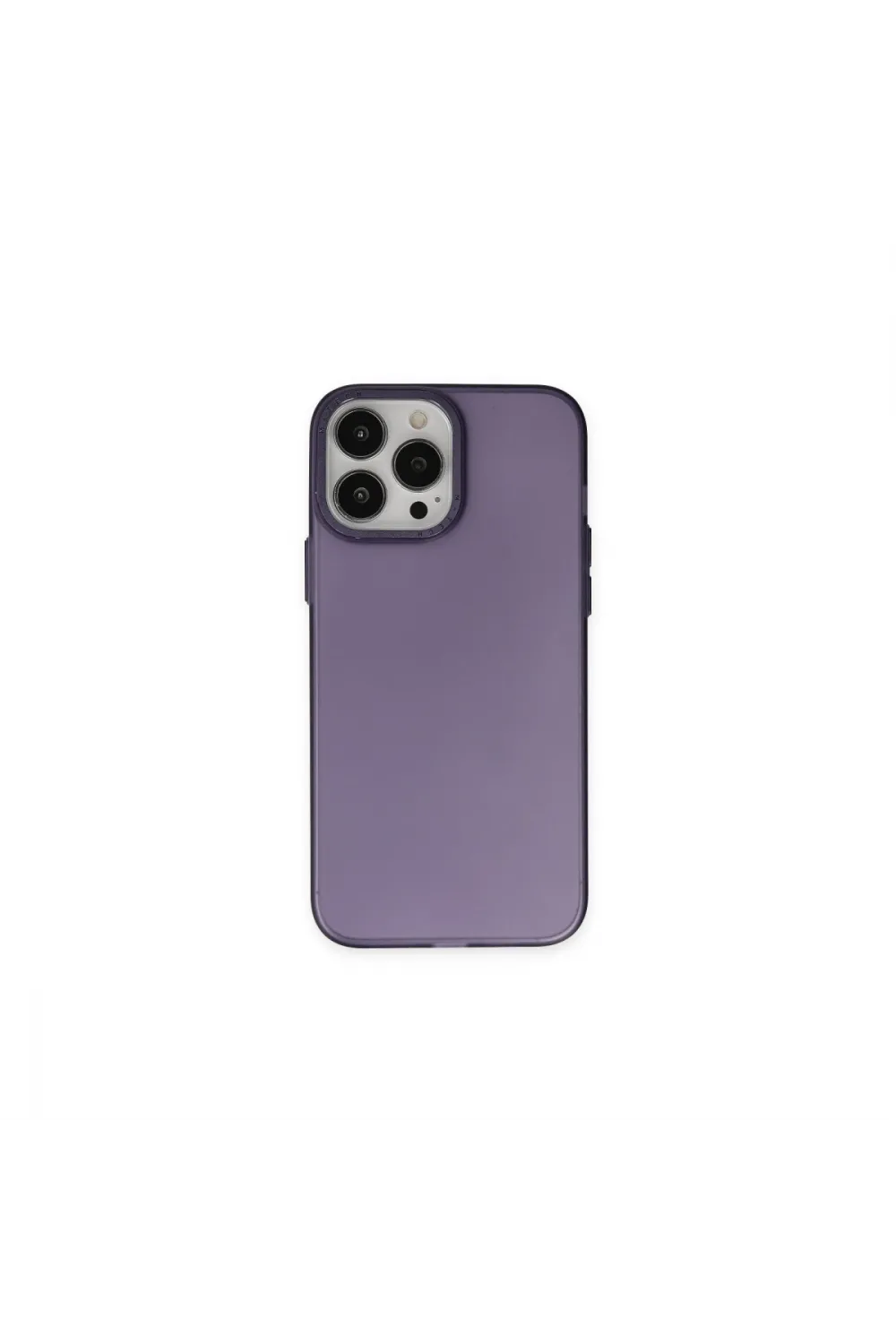 Apple İphone 13 Pro Max Kılıf Modos Metal Kapak - Derin Mor