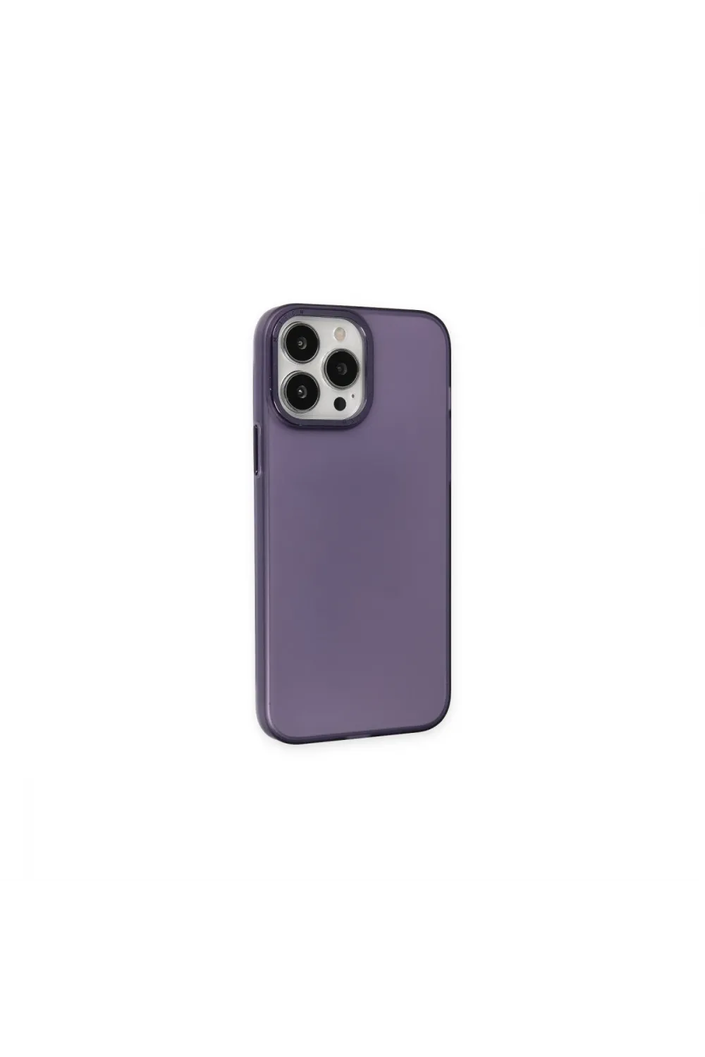 Apple İphone 13 Pro Max Kılıf Modos Metal Kapak - Derin Mor