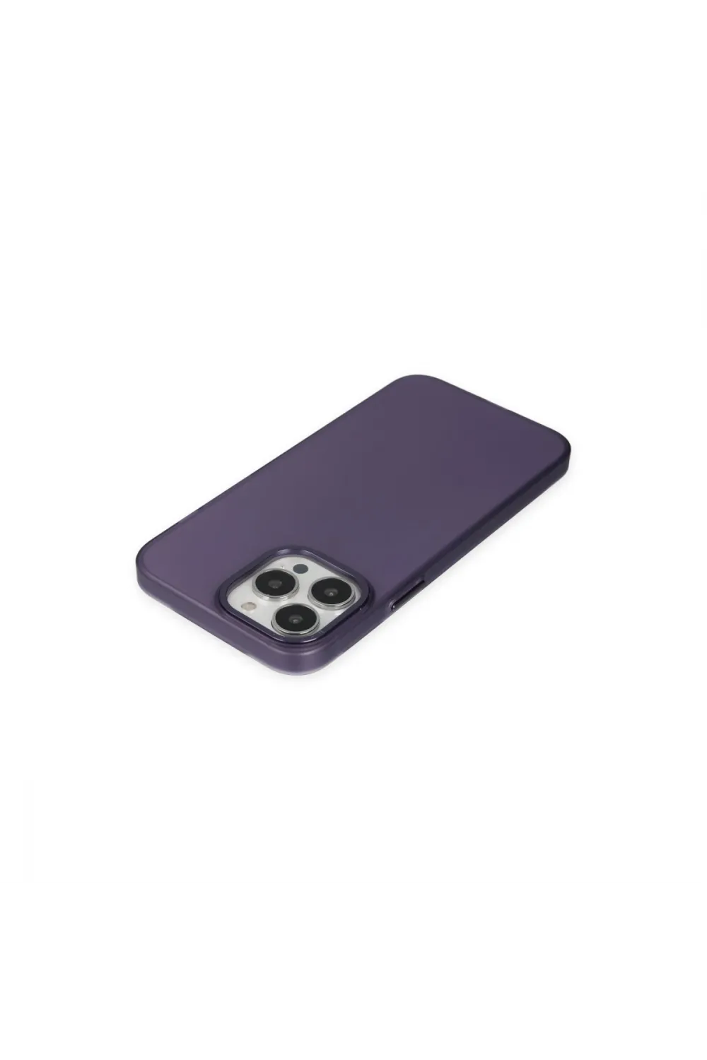 Apple İphone 13 Pro Max Kılıf Modos Metal Kapak - Derin Mor