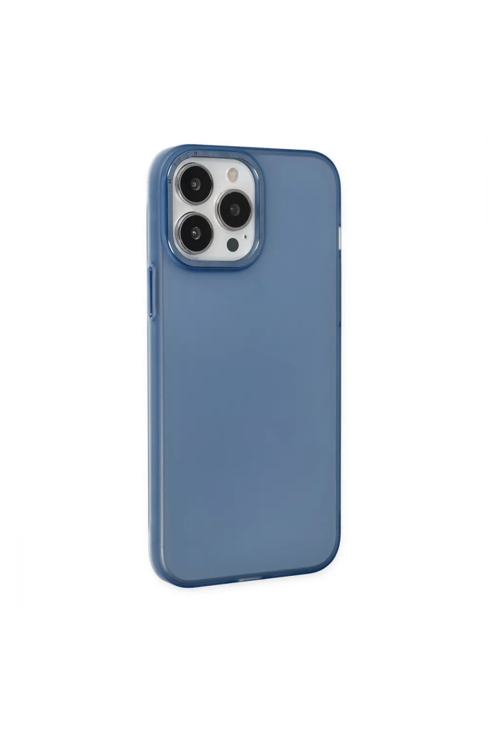 Apple İphone 13 Pro Max Kılıf Modos Metal Kapak - Lacivert