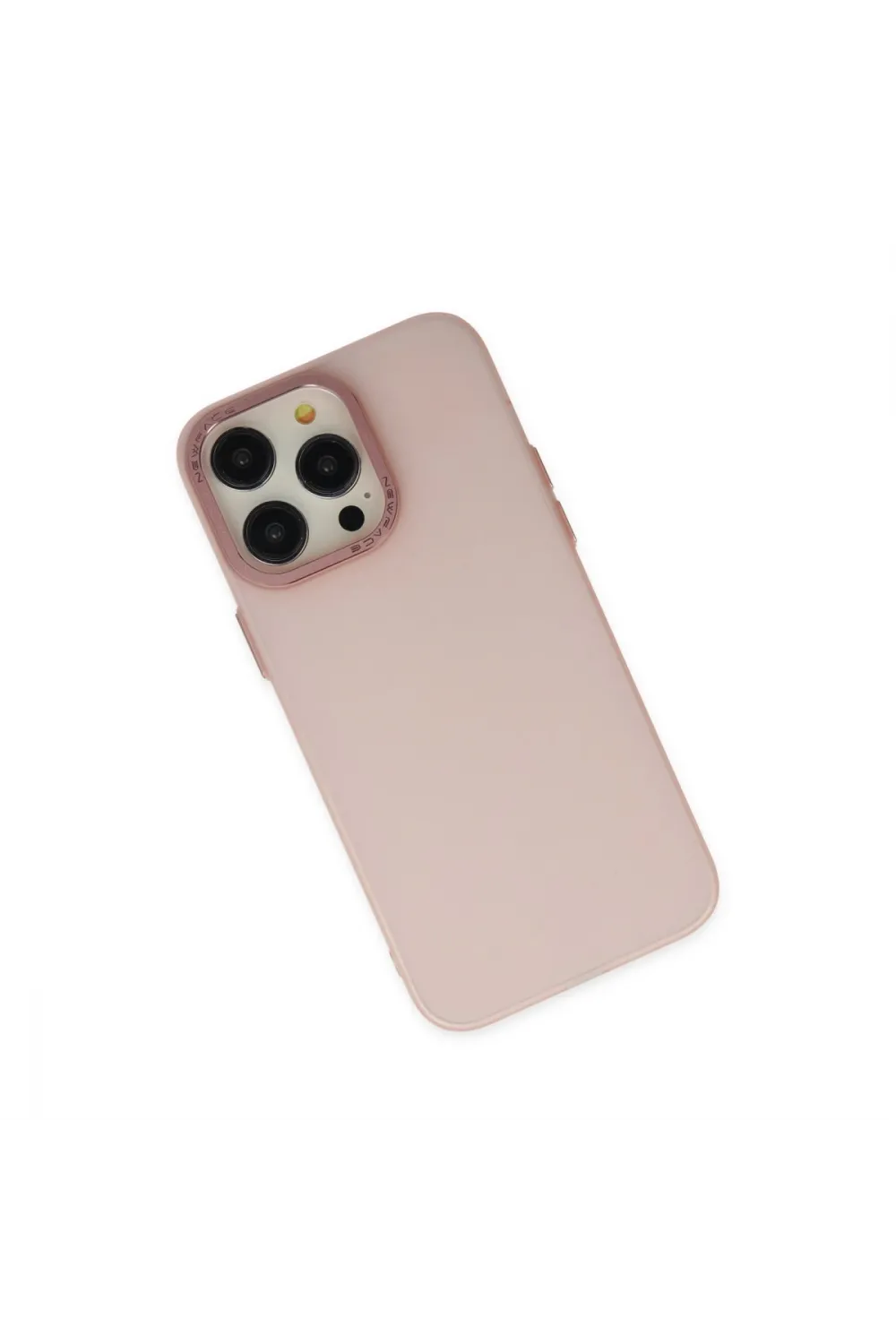 Apple İphone 13 Pro Max Kılıf Modos Metal Kapak - Pembe