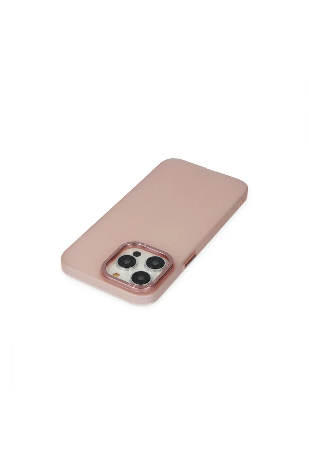 Apple İphone 13 Pro Max Kılıf Modos Metal Kapak - Pembe