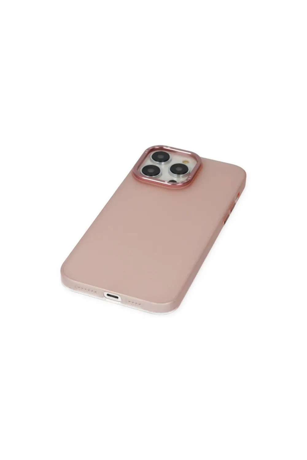 Apple İphone 13 Pro Max Kılıf Modos Metal Kapak - Pembe