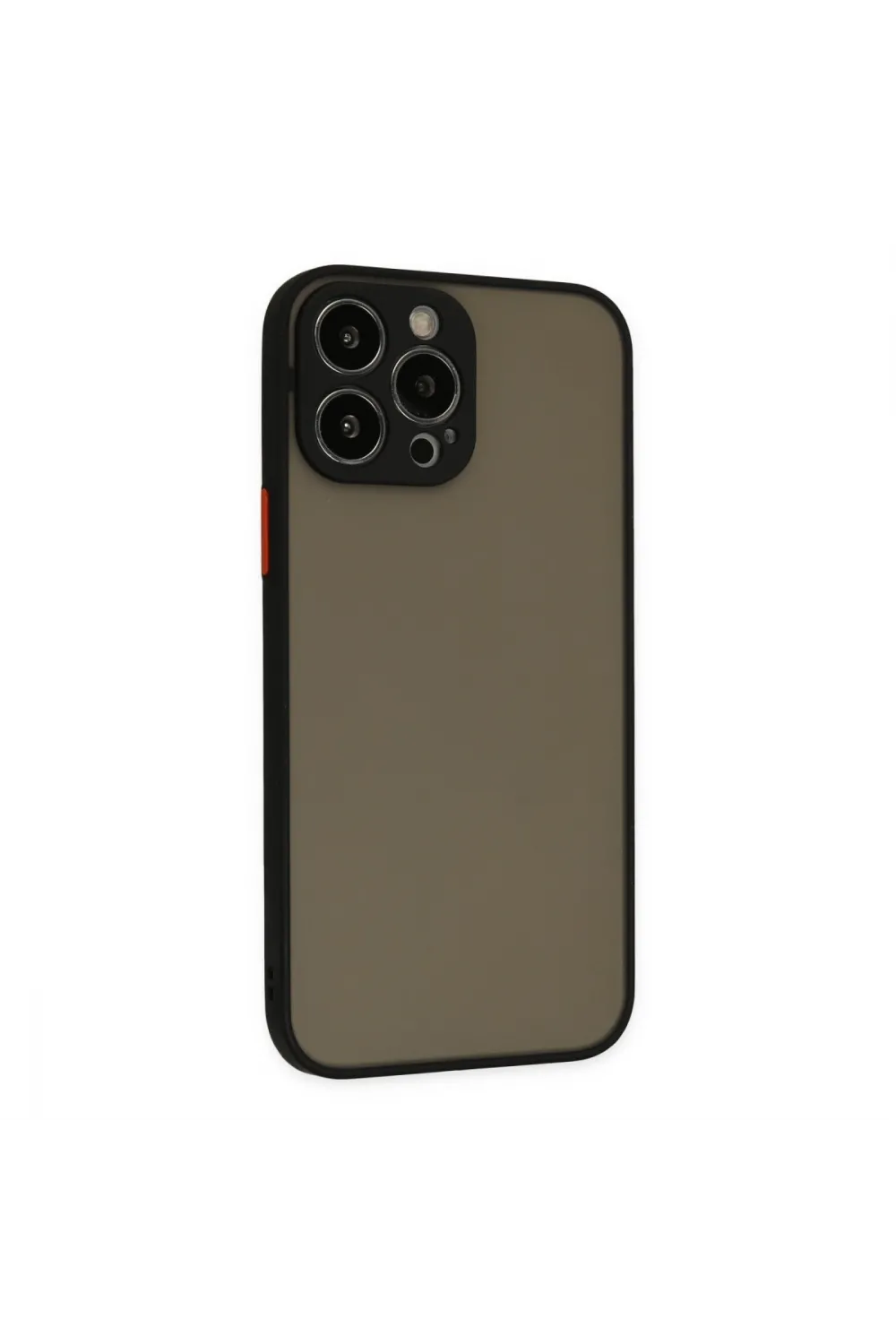 Apple İphone 13 Pro Max Kılıf Montreal Silikon Kapak - Siyah