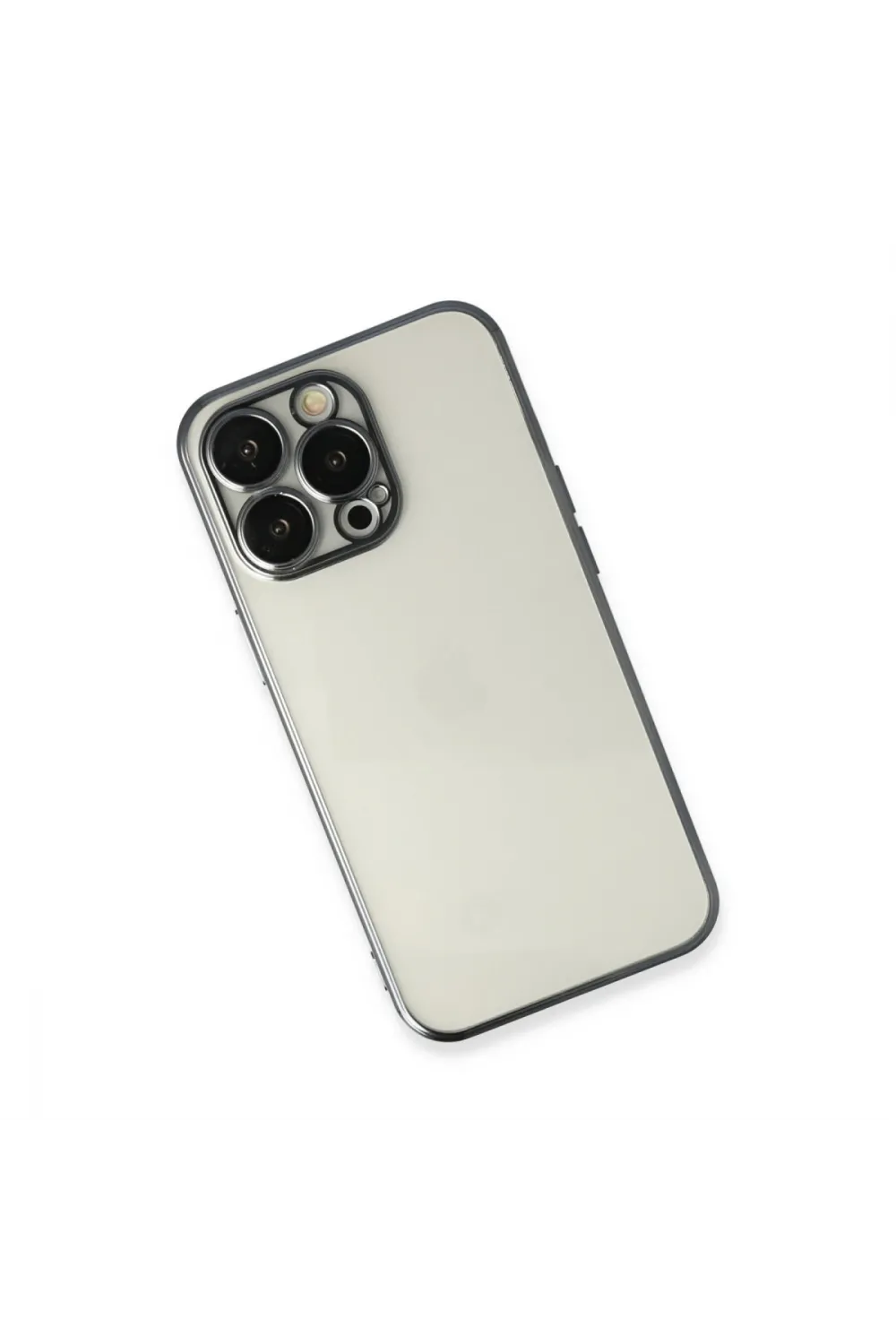Apple İphone 13 Pro Max Kılıf Razer Lensli Silikon - Siyah