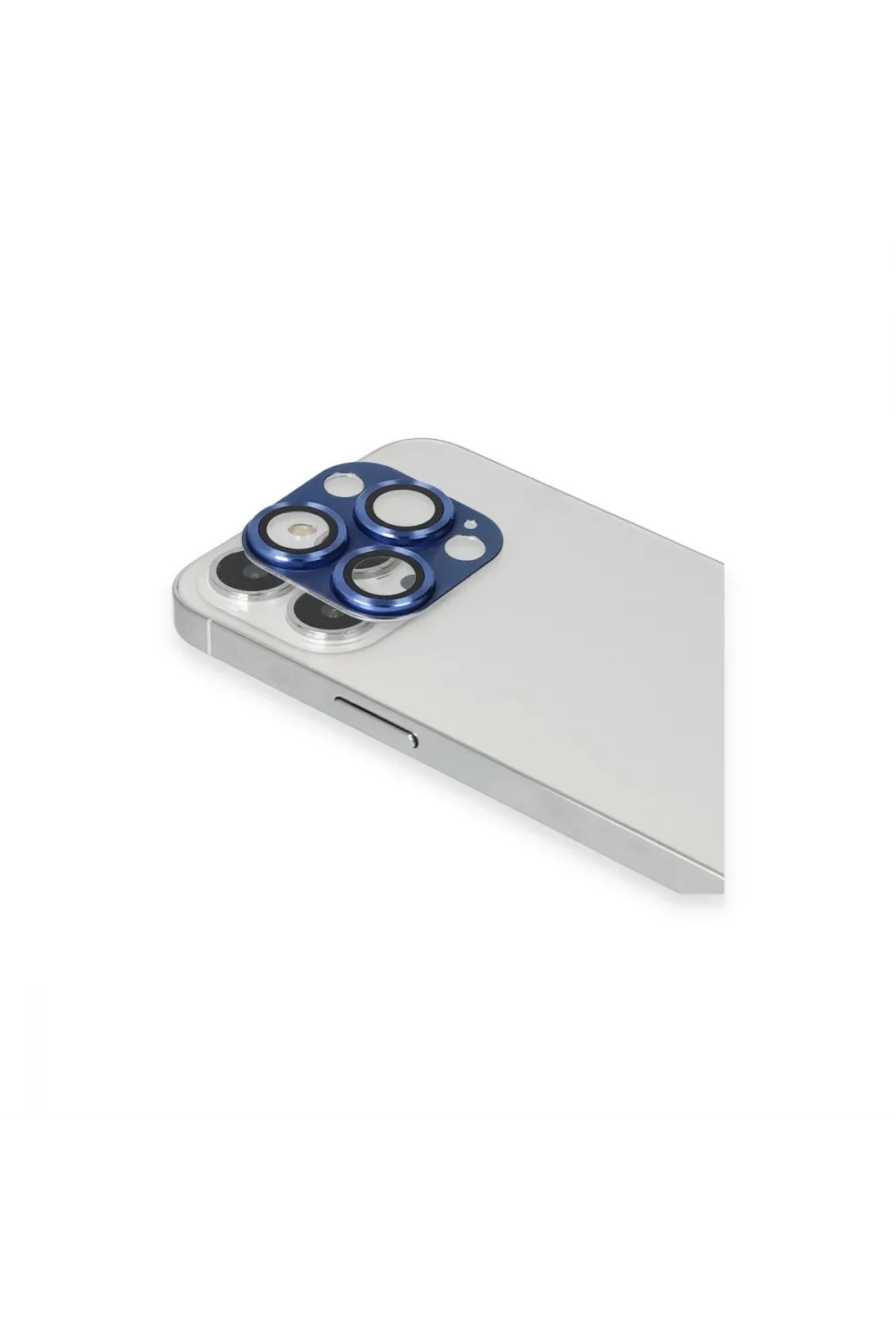 Apple İphone 13 Pro Max Pers Alüminyum Kamera Lens - Lacivert