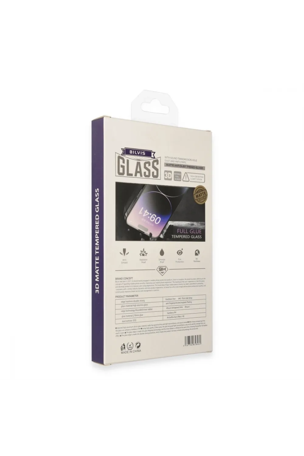 Apple İphone 14 Bilvis 3d Mat Cam Ekran Koruyucu