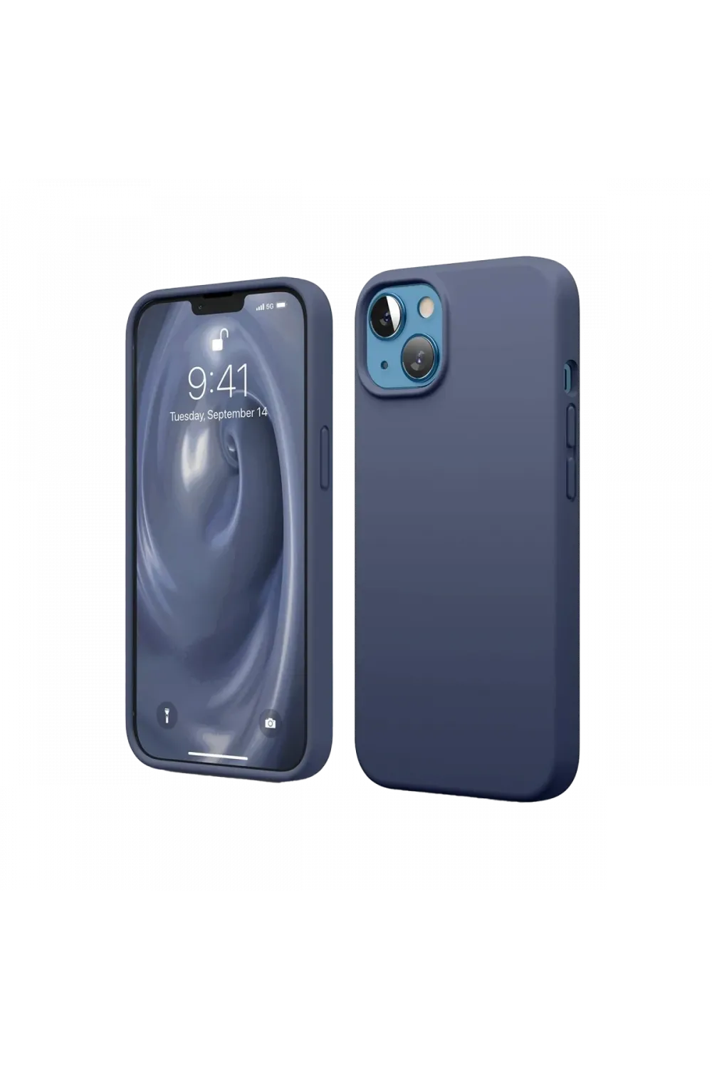 Apple iPhone 14 Kılıf First Silikon - Lacivert