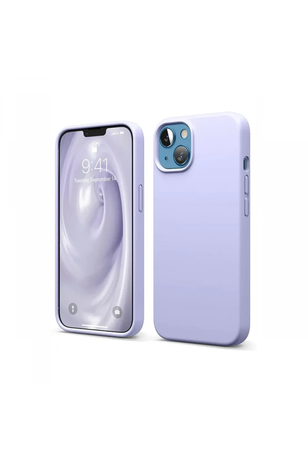 Apple iPhone 14 Kılıf First Silikon - Lila