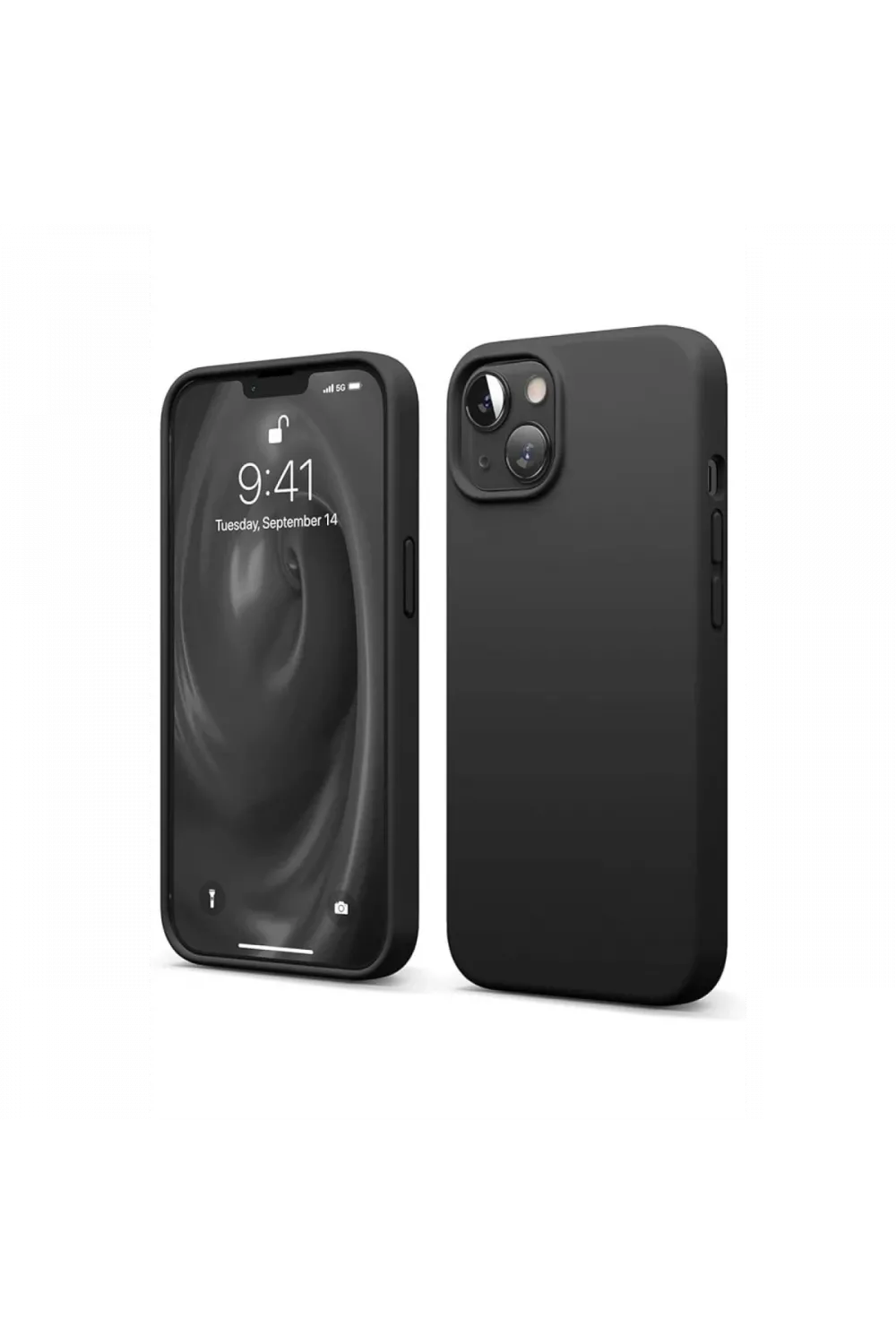 Apple iPhone 14 Kılıf First Silikon - Siyah