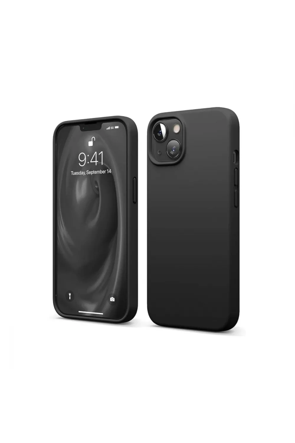 Apple İphone 14 Kılıf First Silikon - Siyah