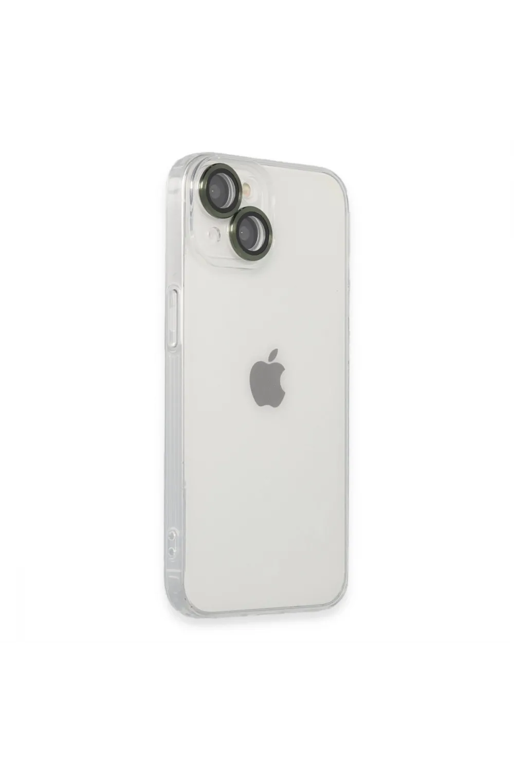 Apple İphone 14 Kılıf Luko Lens Silikon - Yeşil