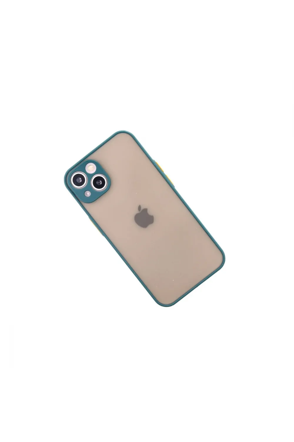 Apple İphone 14 Kılıf Montreal Silikon Kapak - Yeşil