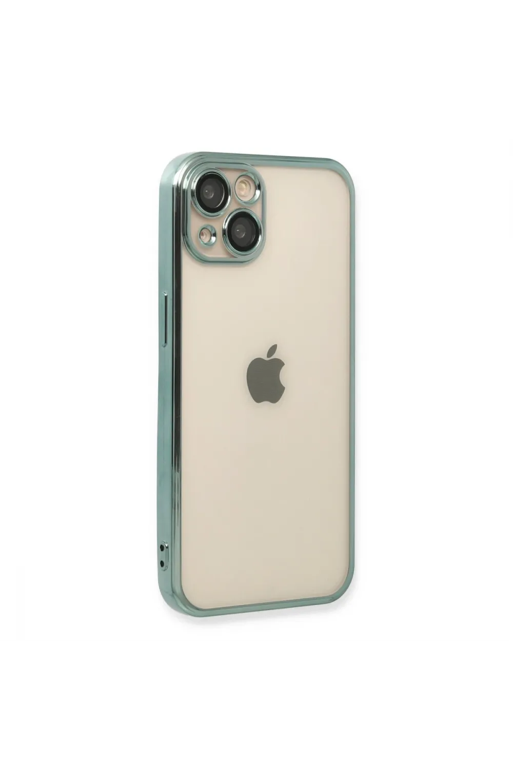 Apple İphone 14 Kılıf Razer Lensli Silikon - Yeşil