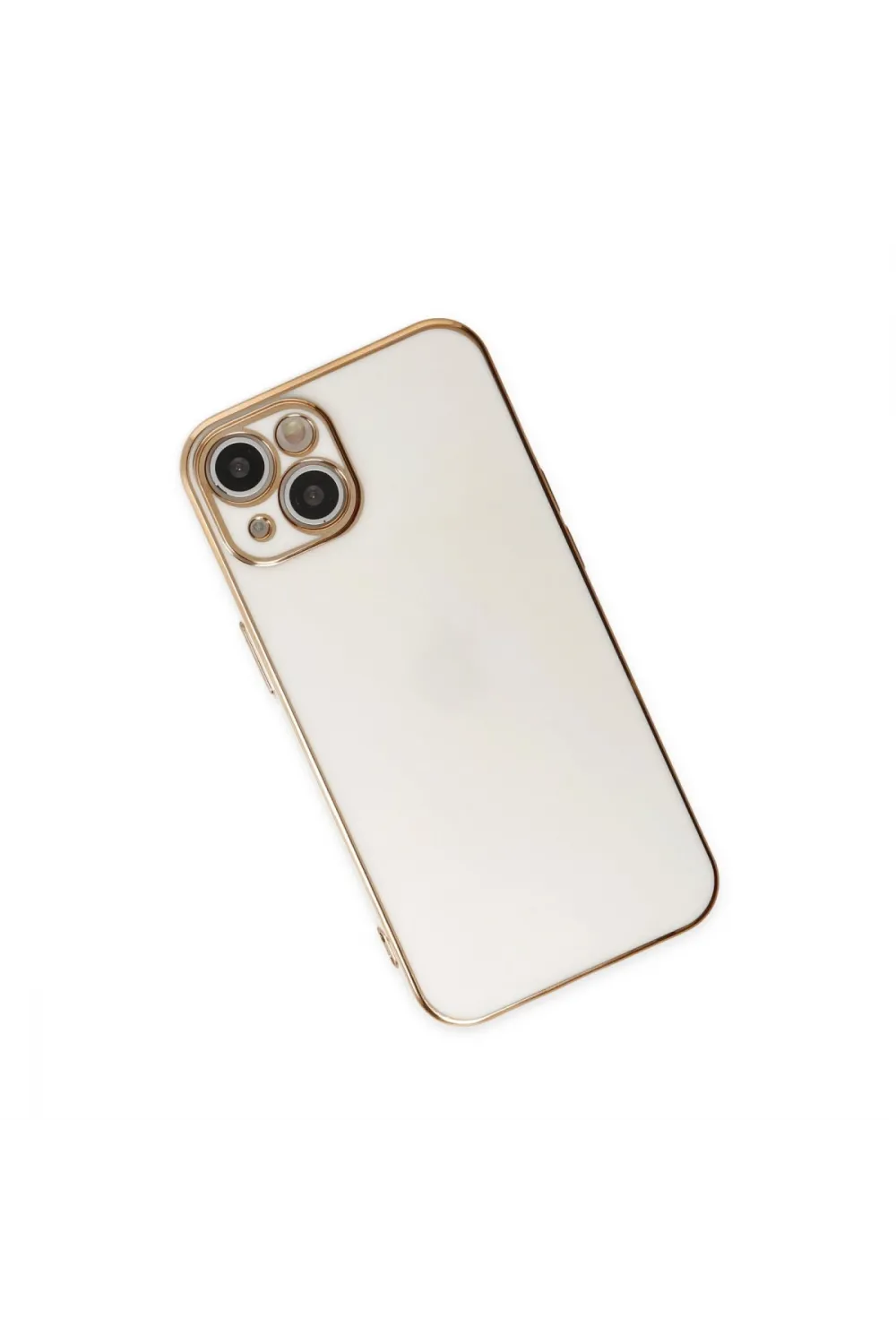 Apple İphone 14 Kılıf Volet Silikon - Beyaz