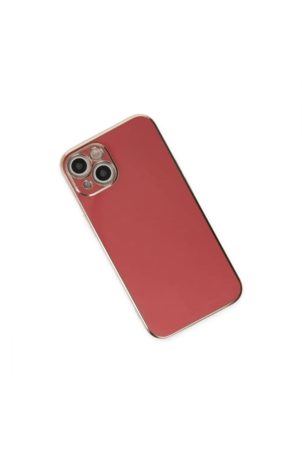 Apple İphone 14 Kılıf Volet Silikon - Kırmızı