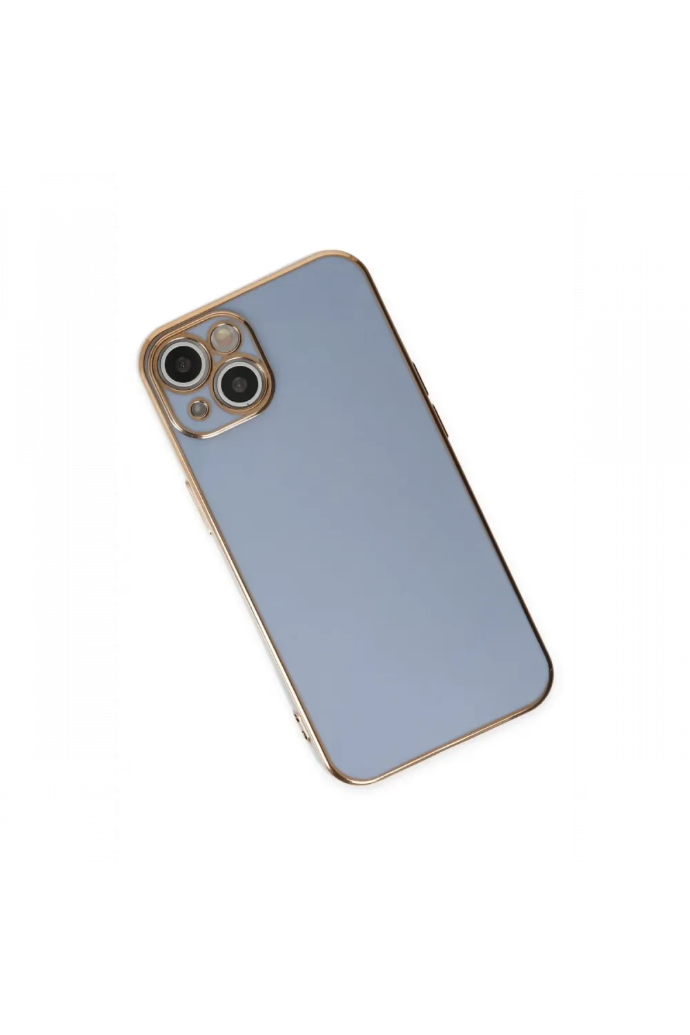 Apple iPhone 14 Kılıf Volet Silikon - Mavi