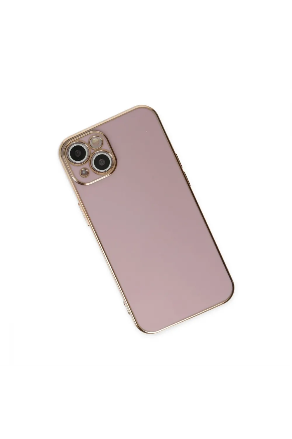 Apple İphone 14 Kılıf Volet Silikon - Mor
