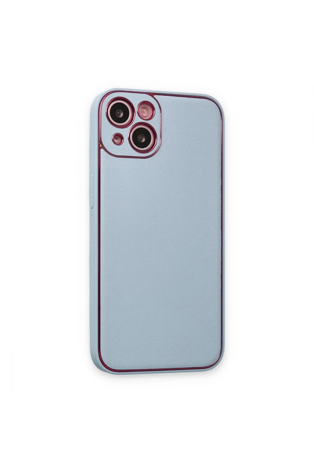 Apple İphone 14 Plus Kılıf Coco Deri Silikon Kapak - Sky Blue