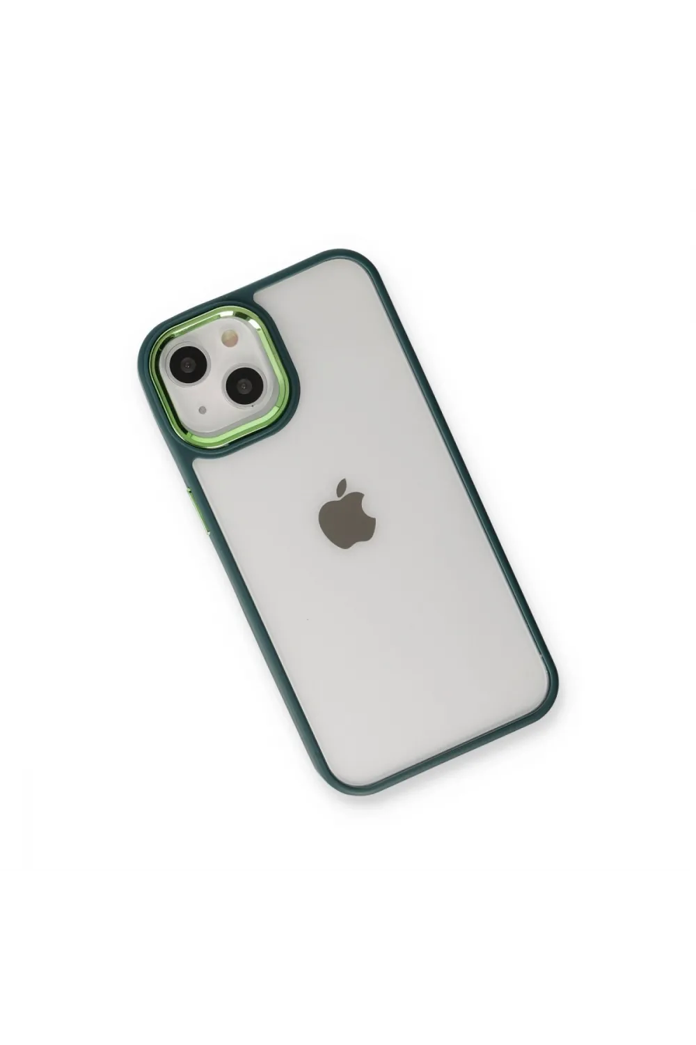 Apple İphone 14 Plus Kılıf Dora Kapak - Haki Yeşil