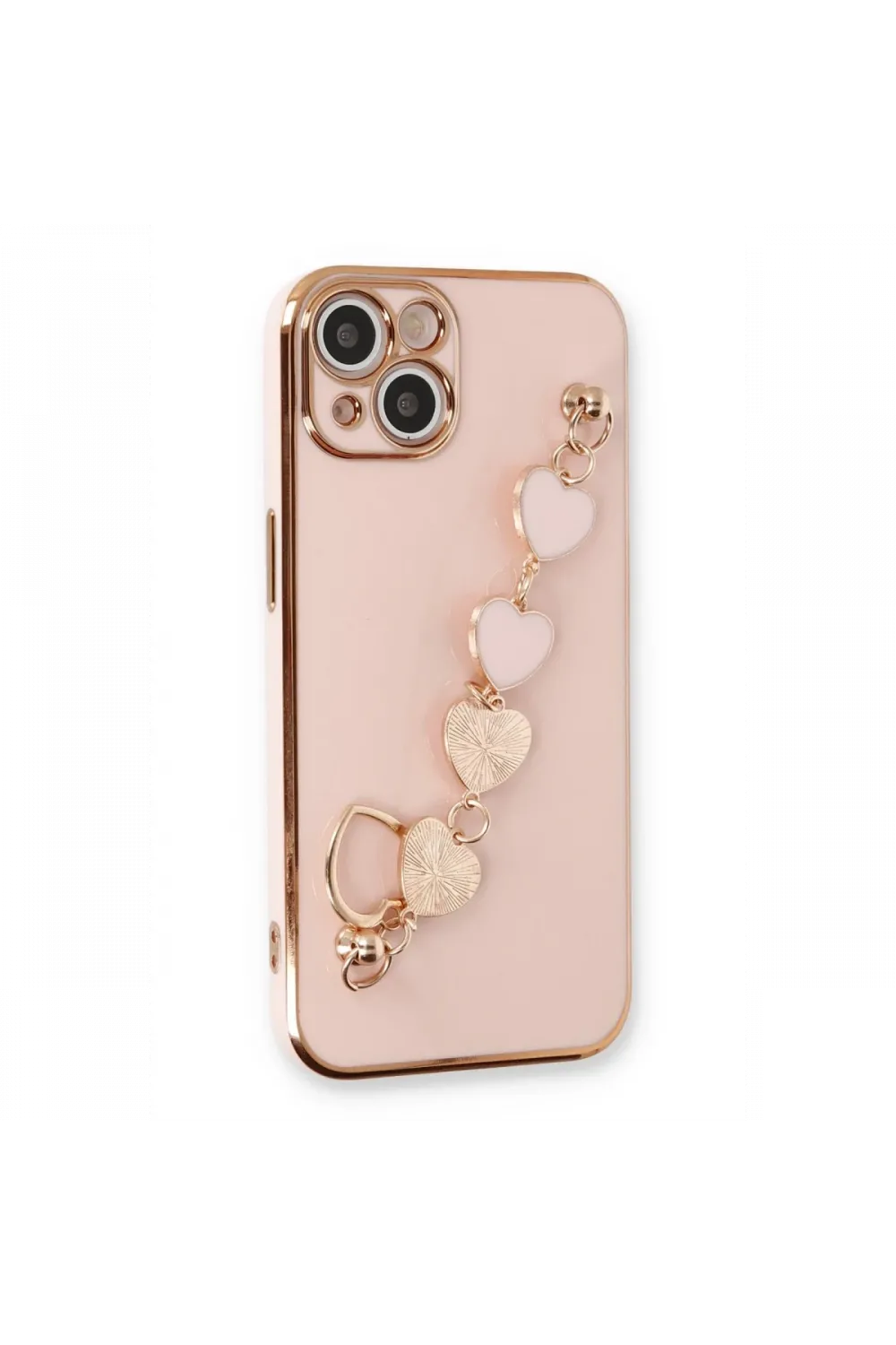Apple iPhone 14 Plus Kılıf Esila Silikon - Pudra