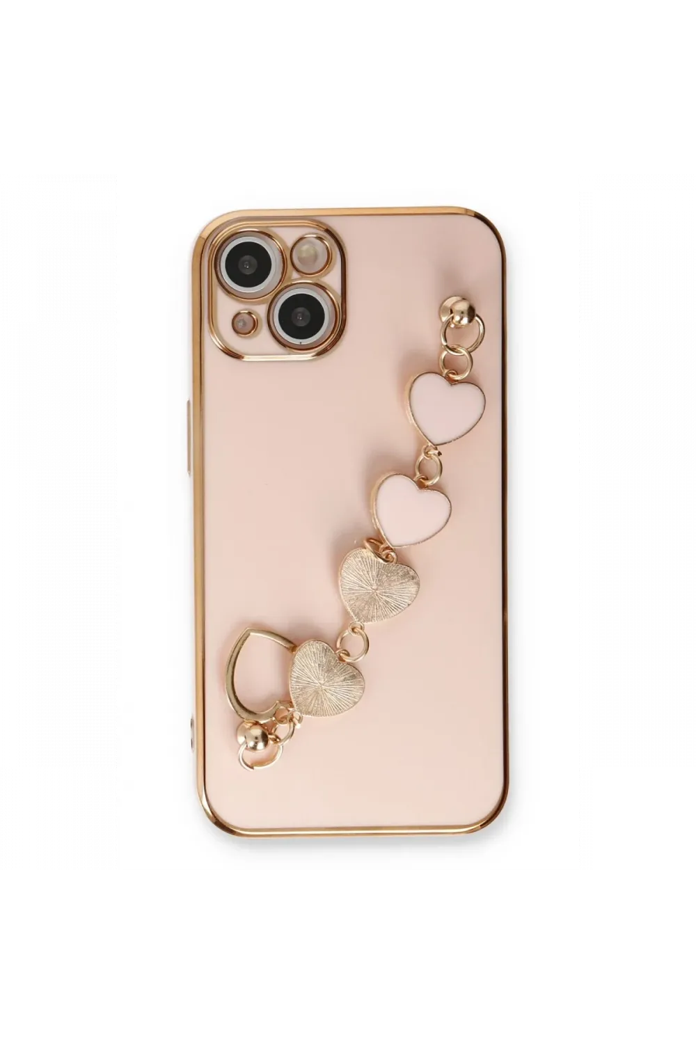 Apple iPhone 14 Plus Kılıf Esila Silikon - Pudra
