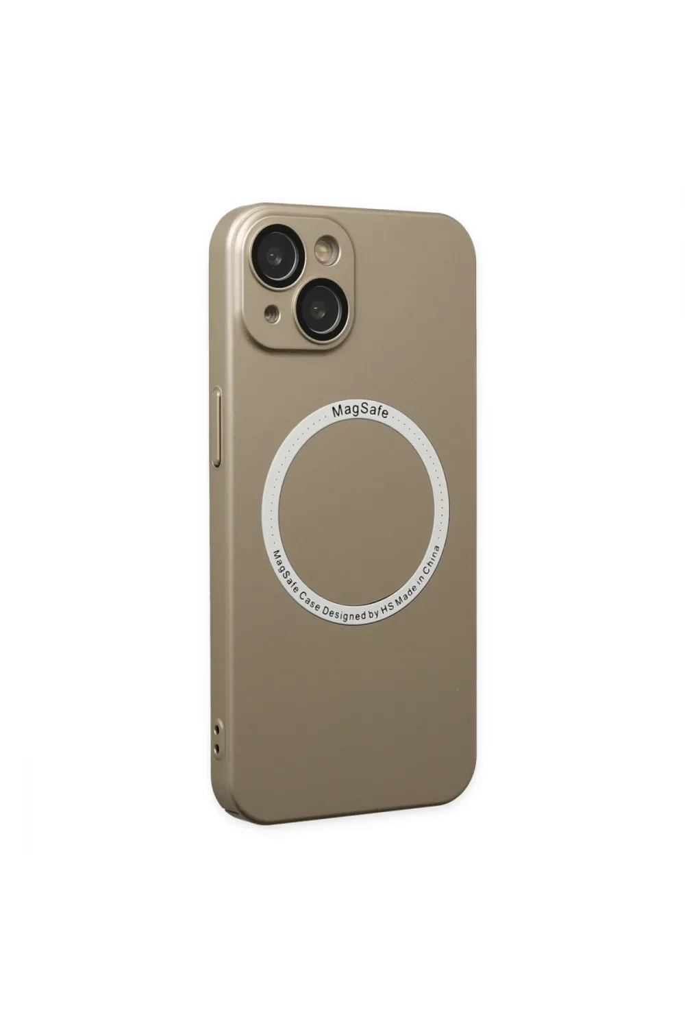 Apple İphone 14 Plus Kılıf Jack Magneticsafe Lens Silikon - Gold