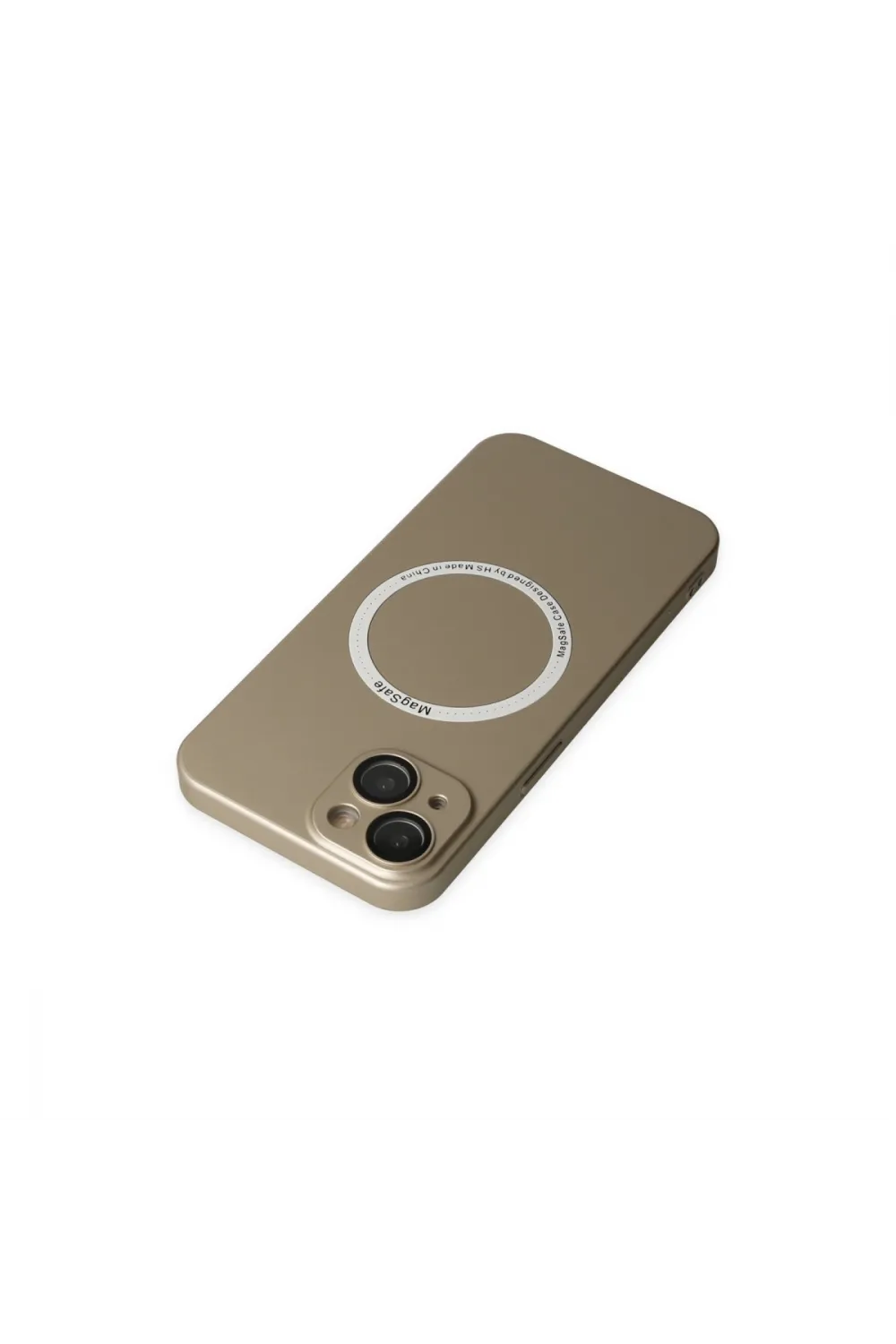 Apple İphone 14 Plus Kılıf Jack Magneticsafe Lens Silikon - Gold