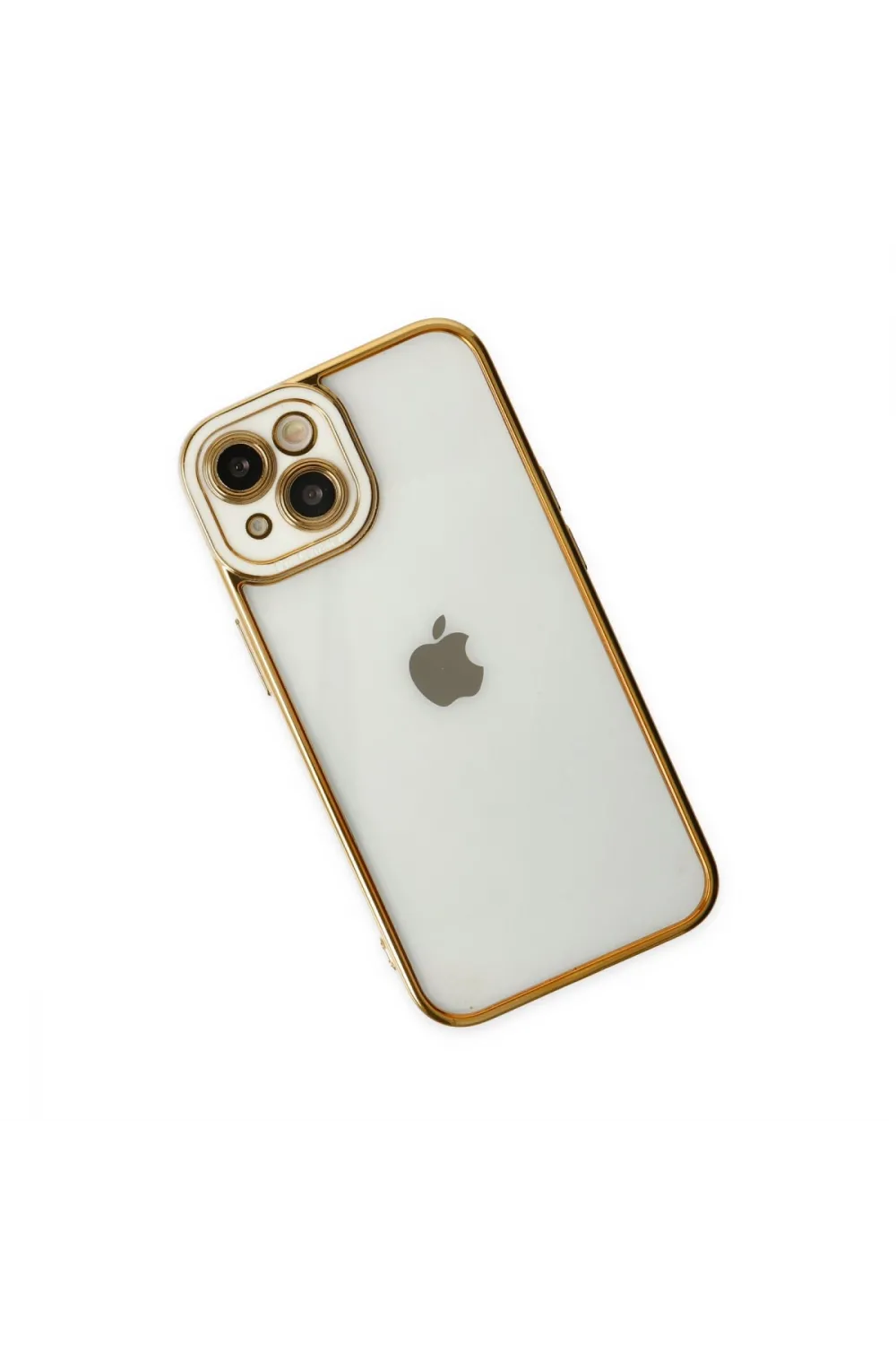 Apple İphone 14 Plus Kılıf Liva Lens Silikon - Beyaz