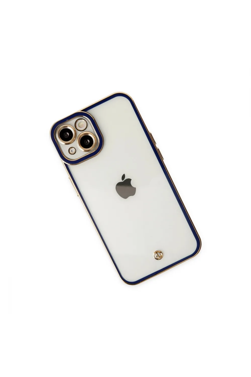 Apple İphone 14 Plus Kılıf Liva Lens Silikon - Mavi