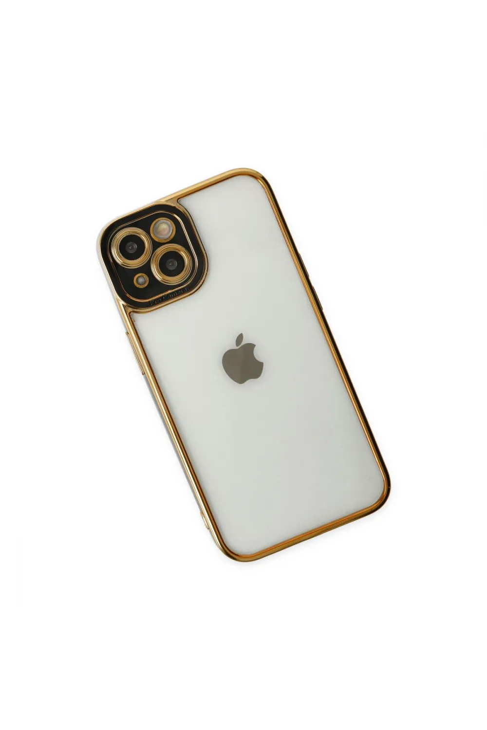Apple İphone 14 Plus Kılıf Liva Lens Silikon - Siyah