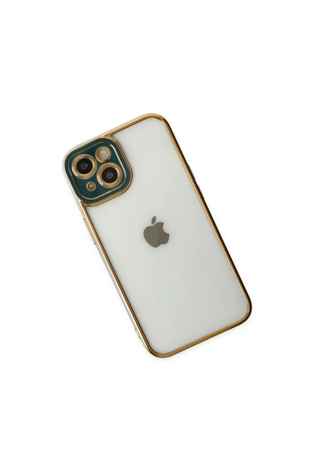 Apple İphone 14 Plus Kılıf Liva Lens Silikon - Yeşil