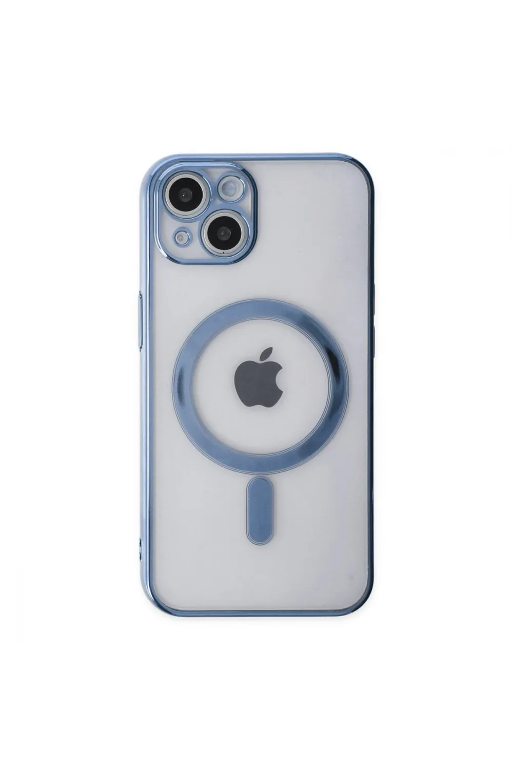 Apple İphone 14 Plus Kılıf Magneticsafe Lazer Silikon - Sierra Blue