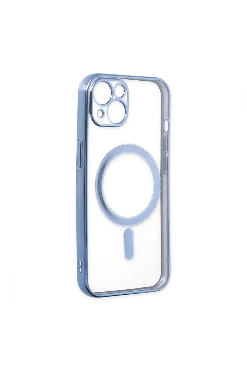 Apple İphone 14 Plus Kılıf Magneticsafe Lazer Silikon - Sierra Blue