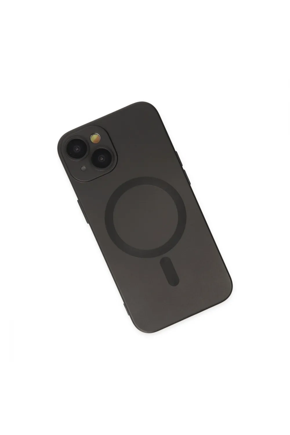 Apple İphone 14 Plus Kılıf Moshi Lens Magneticsafe Silikon - Siyah