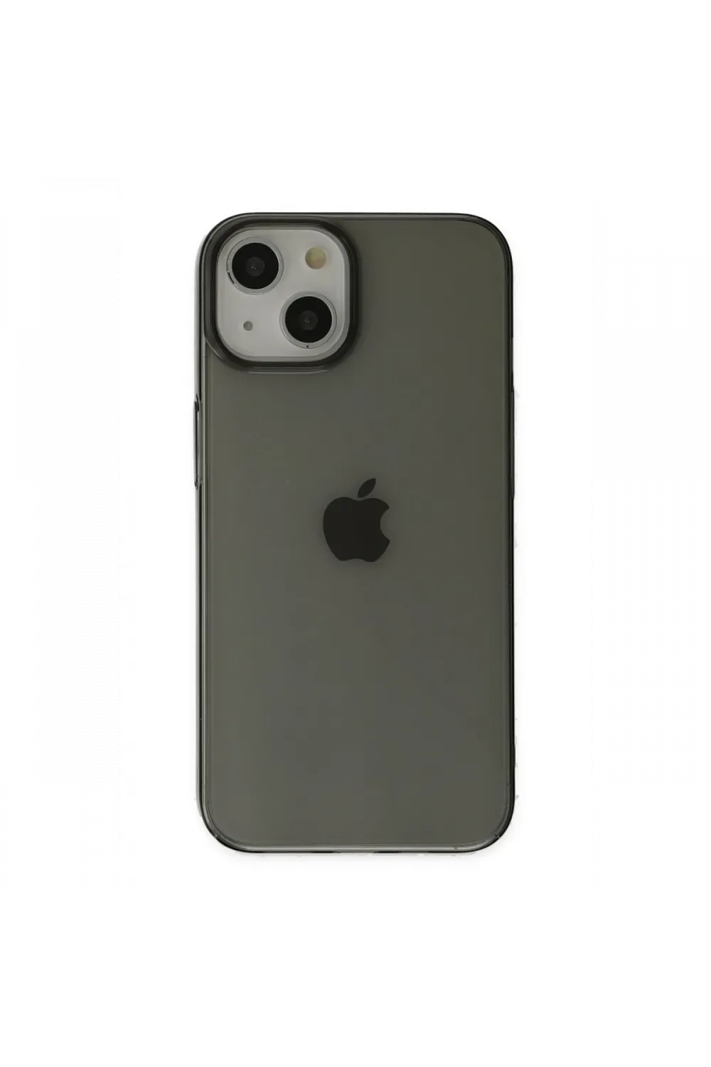 Apple iPhone 14 Plus Kılıf Pc Sert Şeffaf Kapak - Siyah