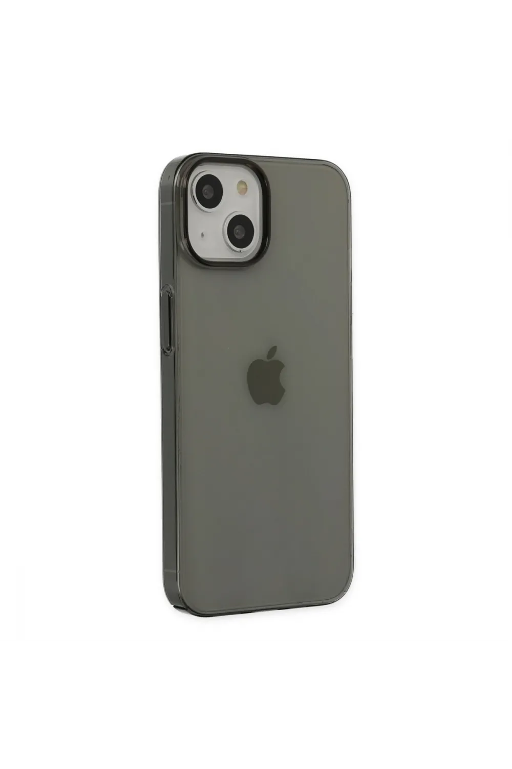 Apple İphone 14 Plus Kılıf Pc Sert Şeffaf Kapak - Siyah