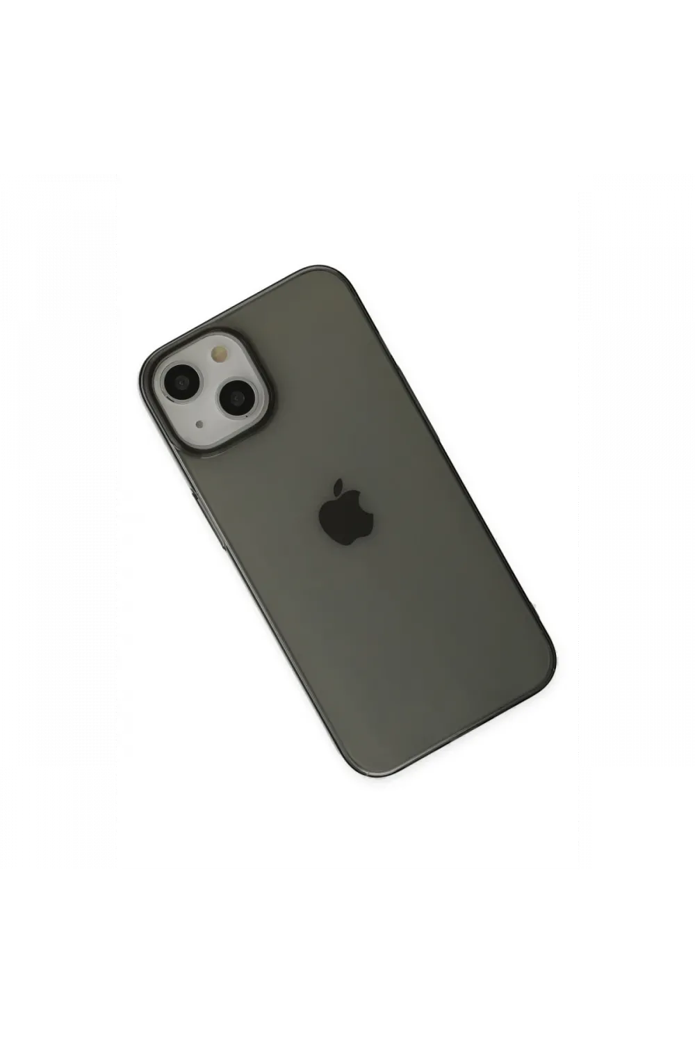 Apple iPhone 14 Plus Kılıf Pc Sert Şeffaf Kapak - Siyah