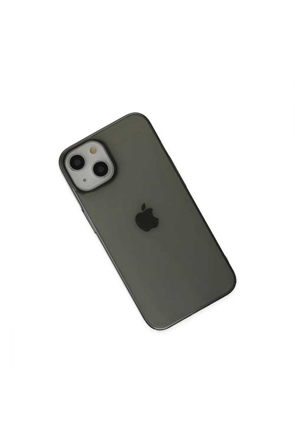 Apple İphone 14 Plus Kılıf Pc Sert Şeffaf Kapak - Siyah