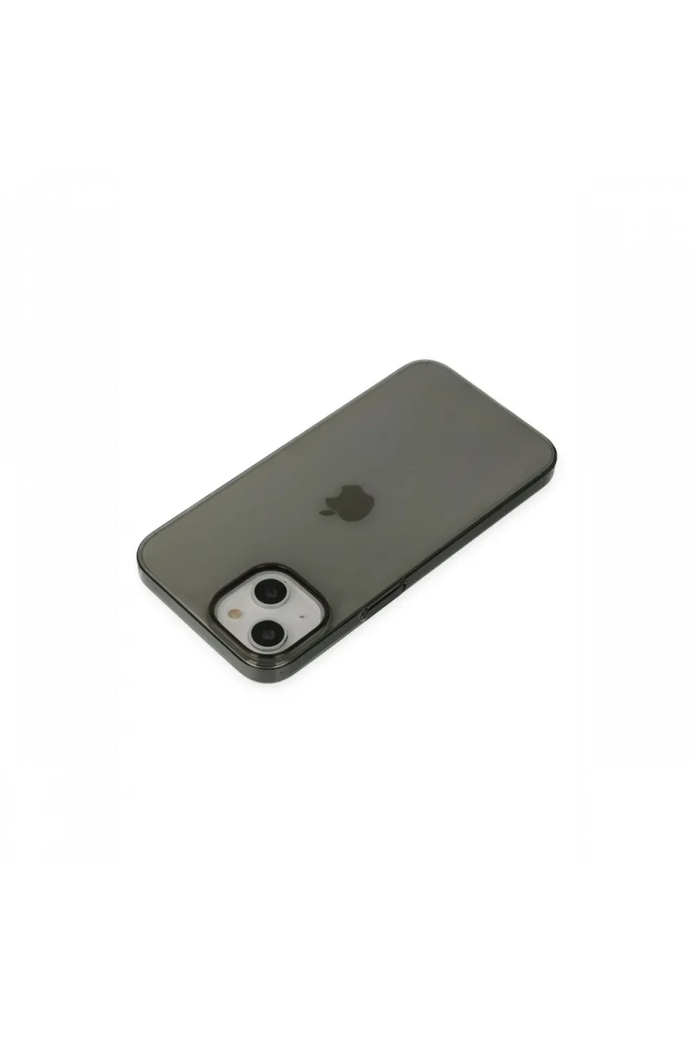 Apple iPhone 14 Plus Kılıf Pc Sert Şeffaf Kapak - Siyah
